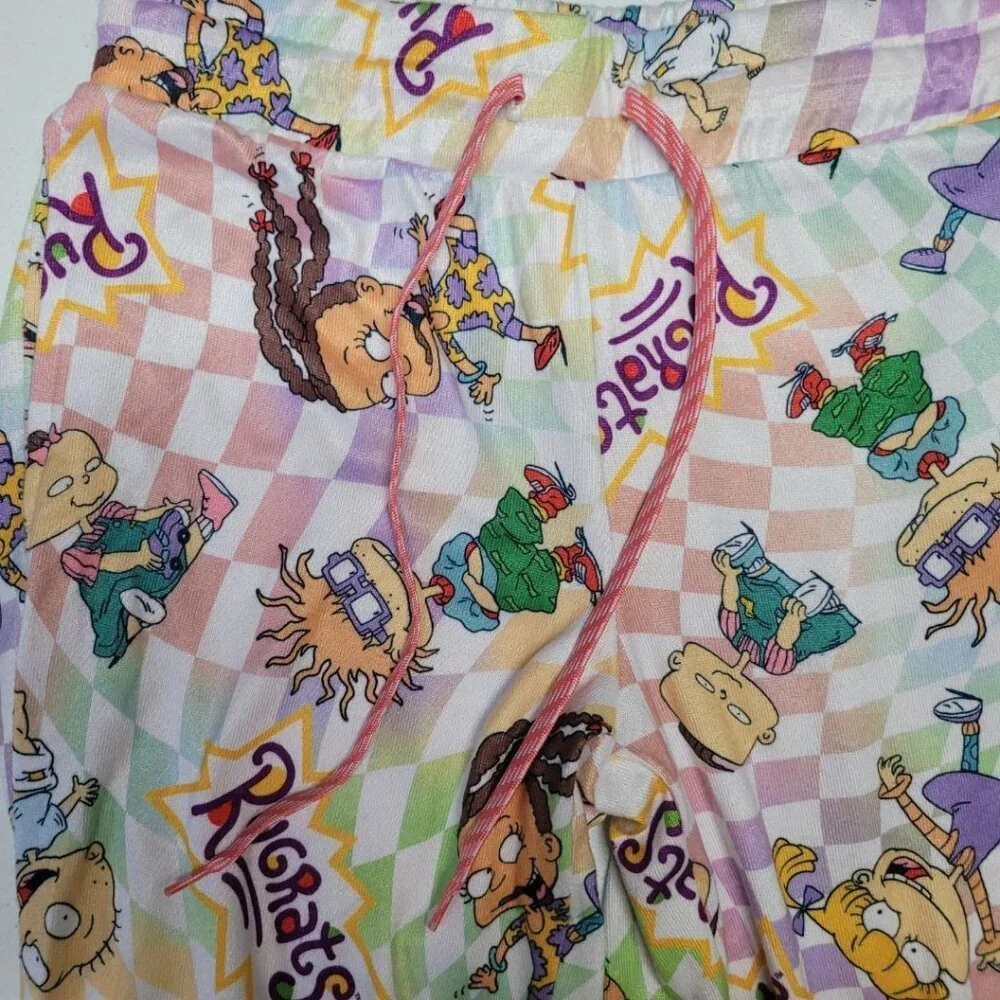 Nickelodeon Rugrats Pajama Pants Tommy Angelica Drawstring‎ Waist Womens XS